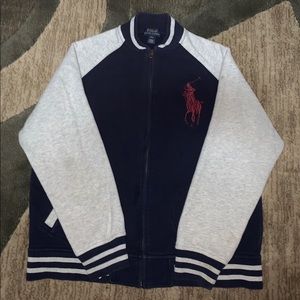Blue and Grey Boys Polo Ralph Lauren Jacket(14-16)